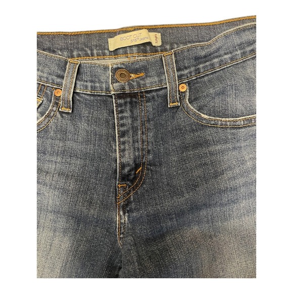 Levi's 515 Bootcut Jeans Women Blue Denim Flare Leg Size 6 M - Picture 4 of 7